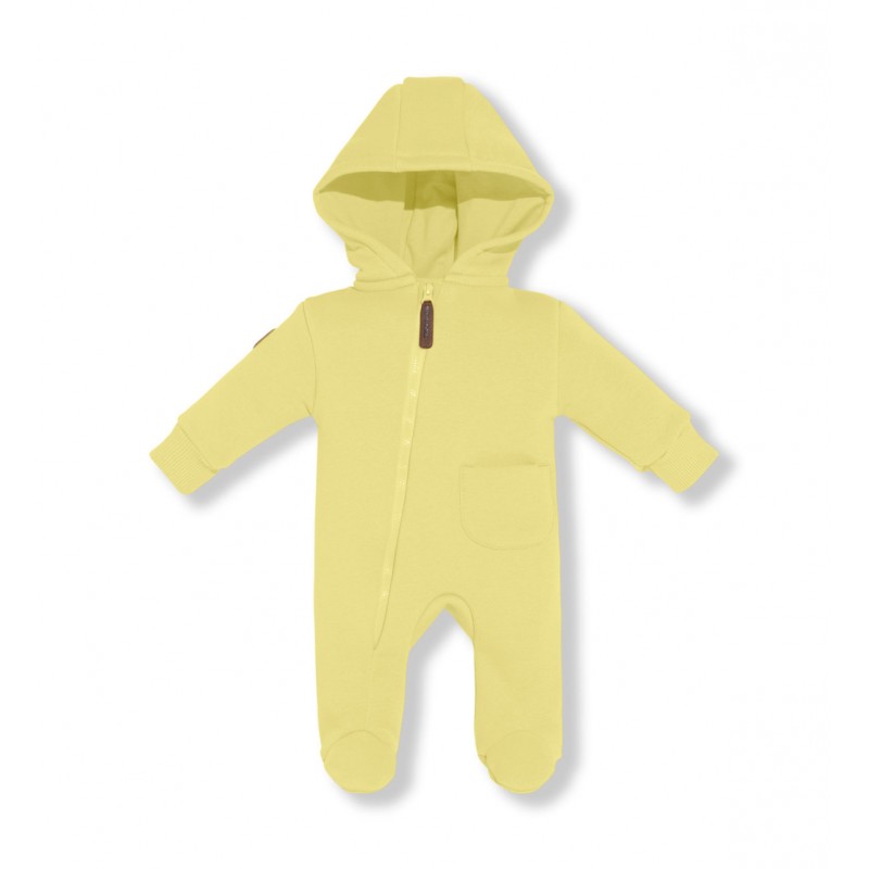 Комбинезон из футера с начесом Toucan 68 см цвет: светло-желтый 1632-80 Комбинезон из футера с начесом Toucan 68 см цвет: светло-желтый 1632-80