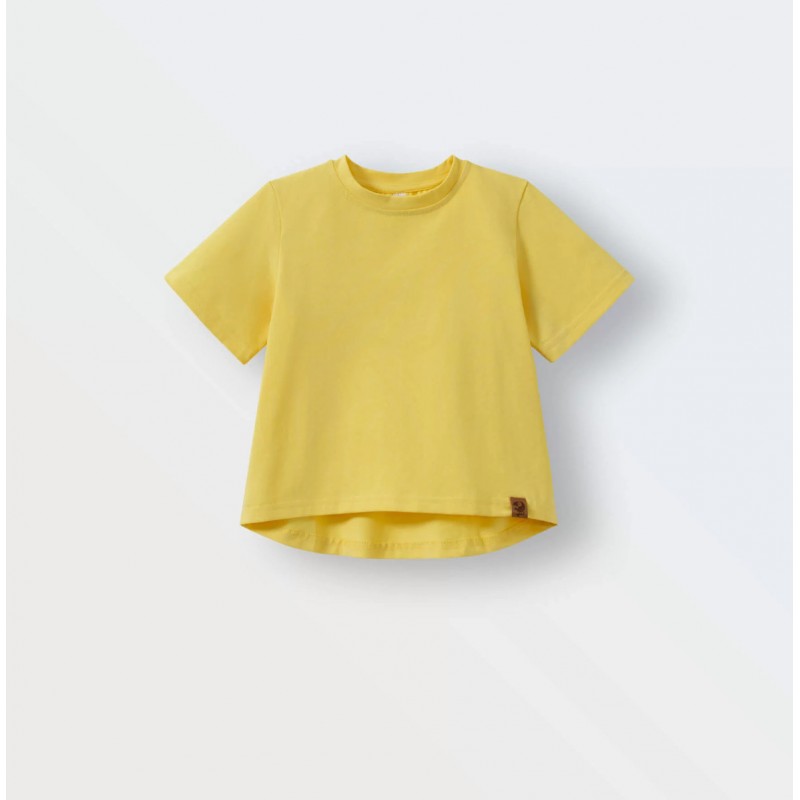 Базовая футболка детская 80-86 см цвет: банановый 2105-113 Базовая футболка детская 80-86 см цвет: банановый 2105-113