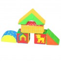 Мягкая развивающая игрушка " Кубики. Домики" 054