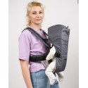 Рюкзак-кенгуру для переноски малыша от 0 месяцев + «BabyActive Vikont » цвет: графит BAV01-006