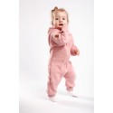 Комбинезон из футера с начесом Toucan 86 см цвет: пудра 1633-01