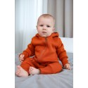 Комбинезон из футера с начесом Toucan 74 см цвет: кирпичный 1633-105