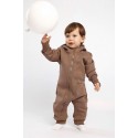 Комбинезон из футера с начесом Toucan 86 см цвет: шоколад 1633-55