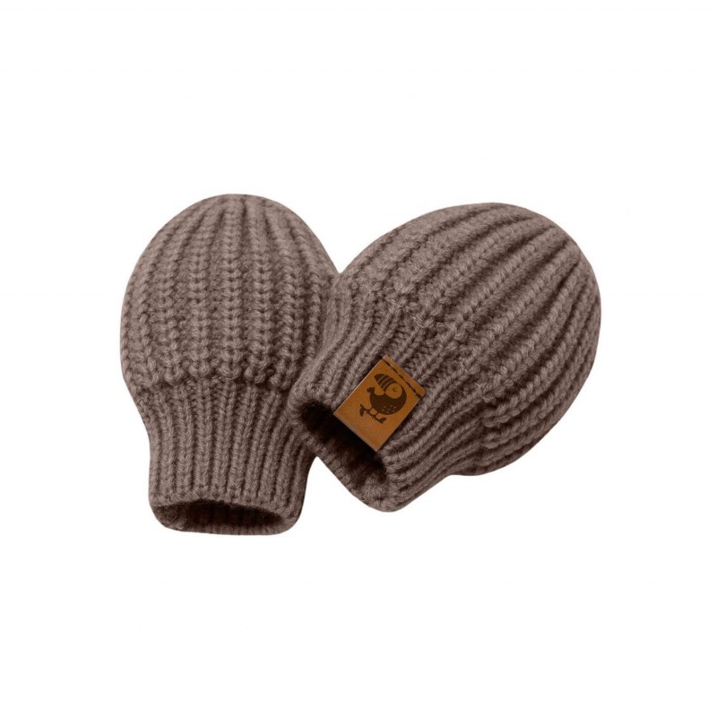 Варежки-рукавички вязаные Woolly цвет: кофе 3500-121 Варежки-рукавички вязаные Woolly цвет: кофе 3500-121