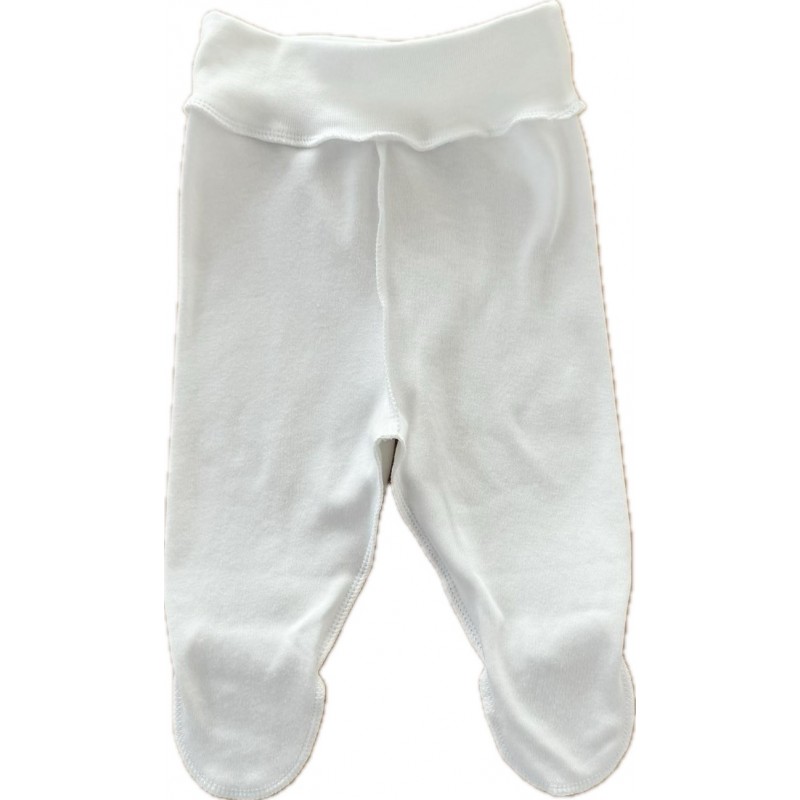 Ползунки для малыша 50 см Newborn однотонные: экрю Т-132/О