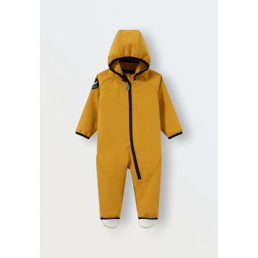 Комбинезон демисезонный мембрана Softshell 92-98 см цвет: темная горчица 167-131