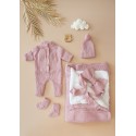 Комплект на выписку и прогулки « Comfi» 5 предметов цвет: сиреневый 0399