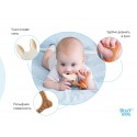 Универсальный прорезыватель BUNNY TEETHER цвет: шоколадный