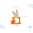 Универсальный прорезыватель BUNNY TEETHER цвет: горчичный Универсальный прорезыватель BUNNY TEETHER цвет: горчичный