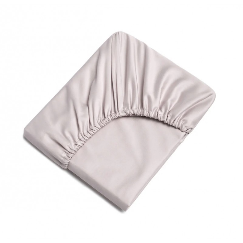 Простыня на резинке на стандартный матрас 120*60 см цвет: жемчужно-серый ПР-120х60.21 Простыня на резинке на стандартный матрас 120*60 см цвет: жемчужно-серый ПР-120х60.21