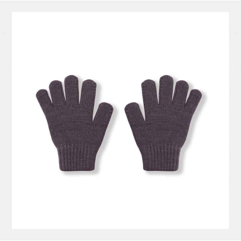 Перчатки детские вязаные М (2-4 года) цвет: графит 3590-53