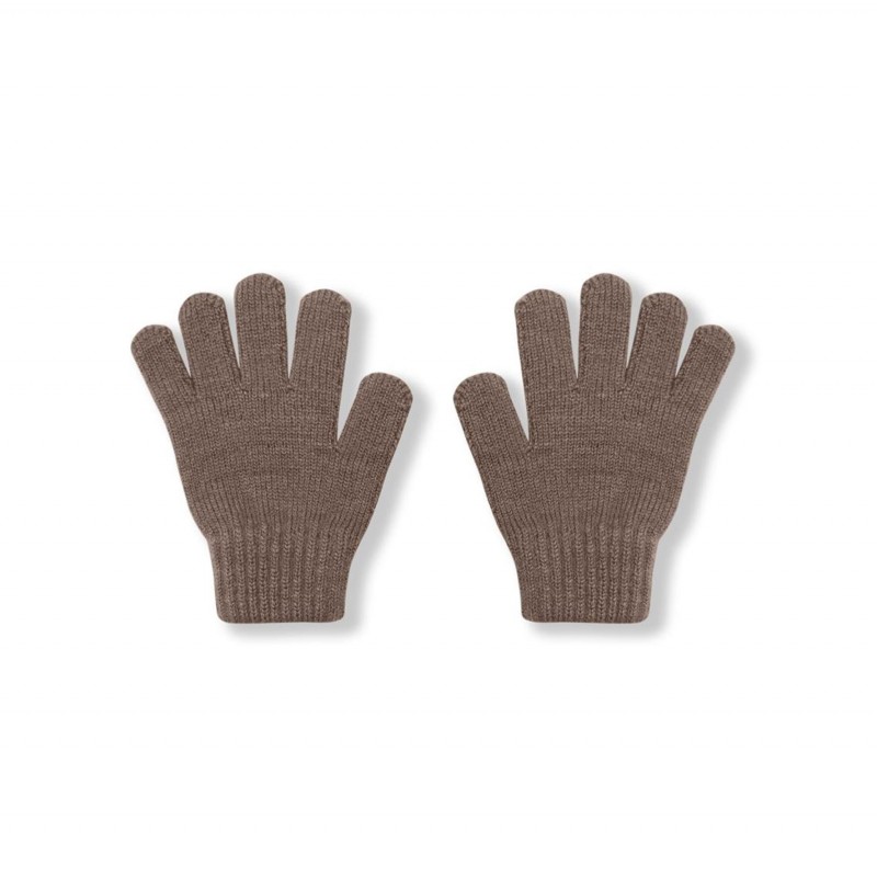 Перчатки детские вязаные S (1-2 года) цвет: кофе 3590-121