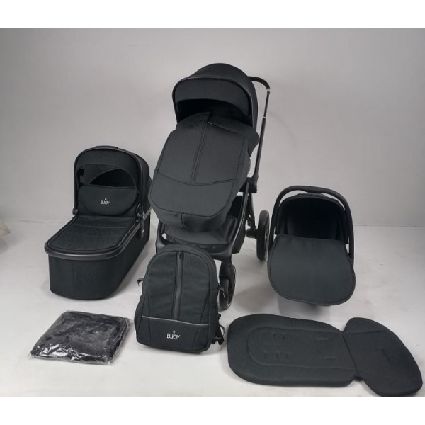 Коляска детская 3 в 1 Bjoy Orlando цвет: черный 57850