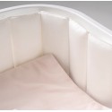 Защита фенс-бортик для детской кроватки Sateen Collection цвет: айвори ФБ-1.03.01 Защита фенс-бортик для детской кроватки Sateen Collection цвет: айвори ФБ-1.03.01