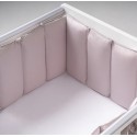 Защита фенс-бортик для детской кроватки Sateen Collection цвет: серый  ФБ-1.03.16