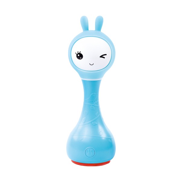 Интерактивная игрушка-погремушка Умный зайка alilo R1 Синий трактор цвет: синий 60346