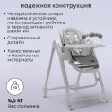 Стульчик-качели для кормления 2 в 1 Bubago Pablo цвет: серый BG 139-1