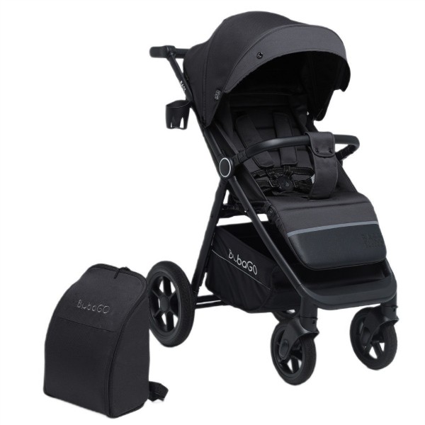 Коляска детская прогулочная BubaGo Model BASS цвет: dark gray /  темно-серый BG 132-AL-5