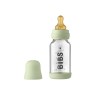 Антиколиковая бутылочка для кормления стеклянная 110 мл Bibs Baby Bottle Complete Set цвет: sage /серо-зеленый Антиколиковая бутылочка для кормления стеклянная 110 мл Bibs Baby Bottle Complete Set цвет: sage /серо-зеленый