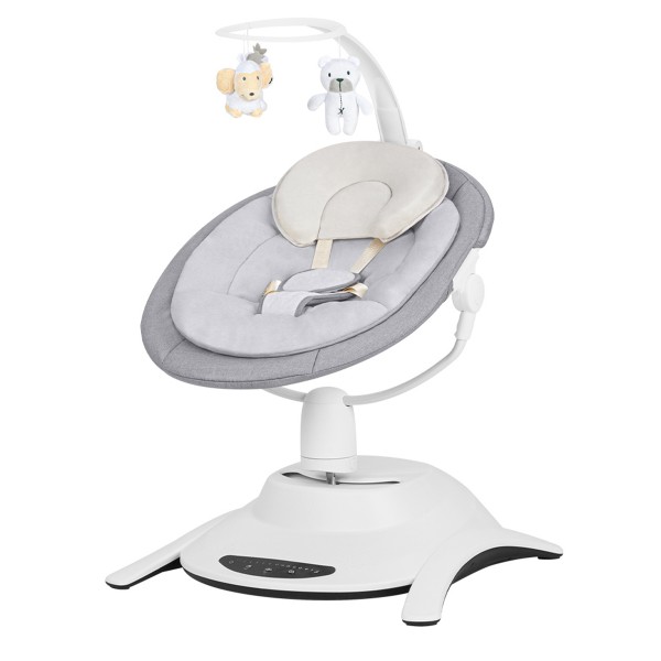 Электрокачели-шезлонг Carrello Adora цвет: Stone Grey CRL-10305 Электрокачели-шезлонг Carrello Adora цвет: Stone Grey CRL-10305