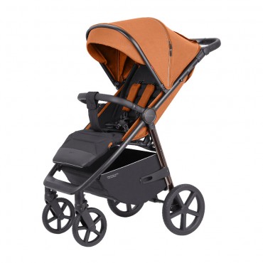 Коляска детская прогулочкая Carrello Bravo + 2024 цвет: tango orange CRL-5515