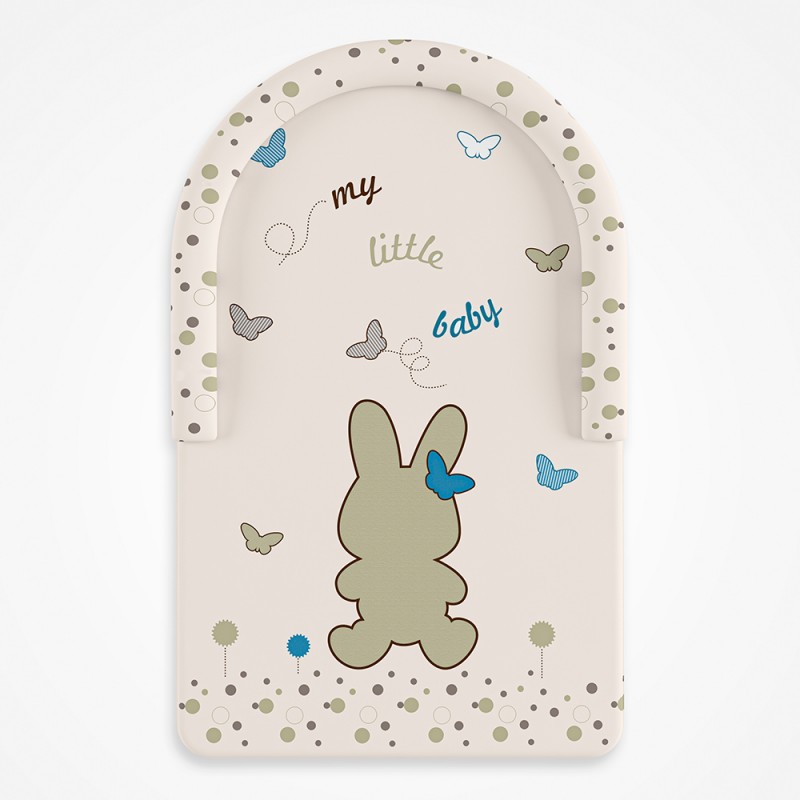 Доска пеленальная 80 х 50 см Комфорт цвет: заяц контурный 4205/3