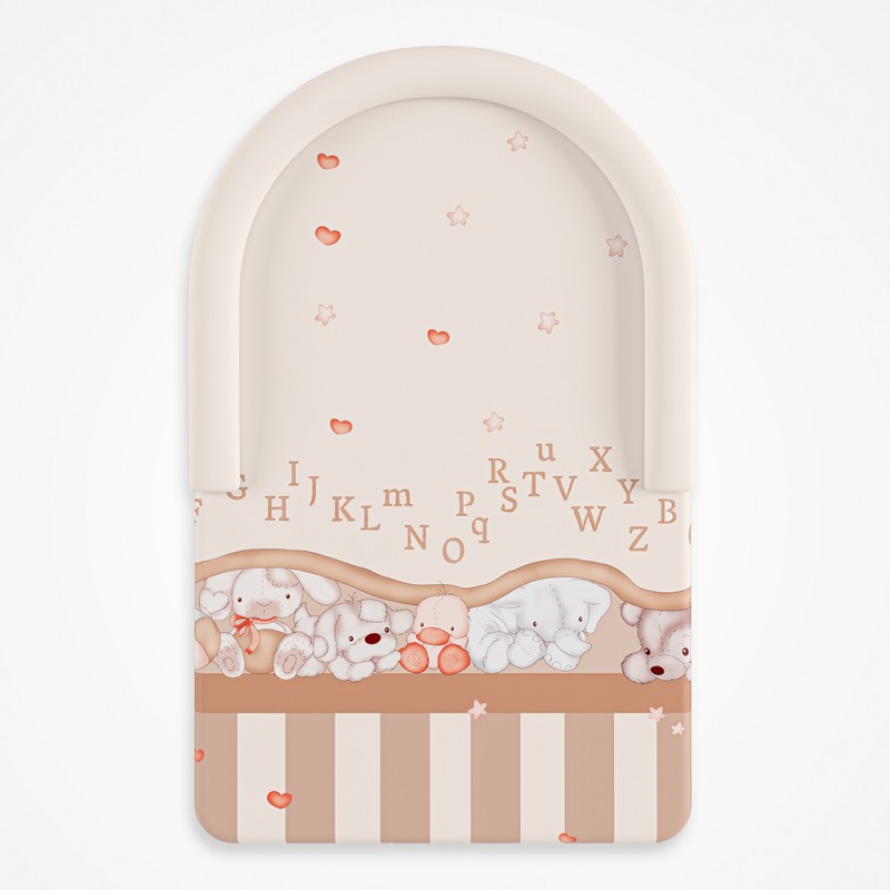 Доска пеленальная 80 х 50 см Комфорт цвет: игрушки 4205/4