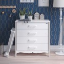 Комод пеленальный детский 4 ящика Атон Felix цвет: кашемир/белый БП-00003550 Комод пеленальный детский 4 ящика Атон Felix цвет: кашемир/белый БП-00003550