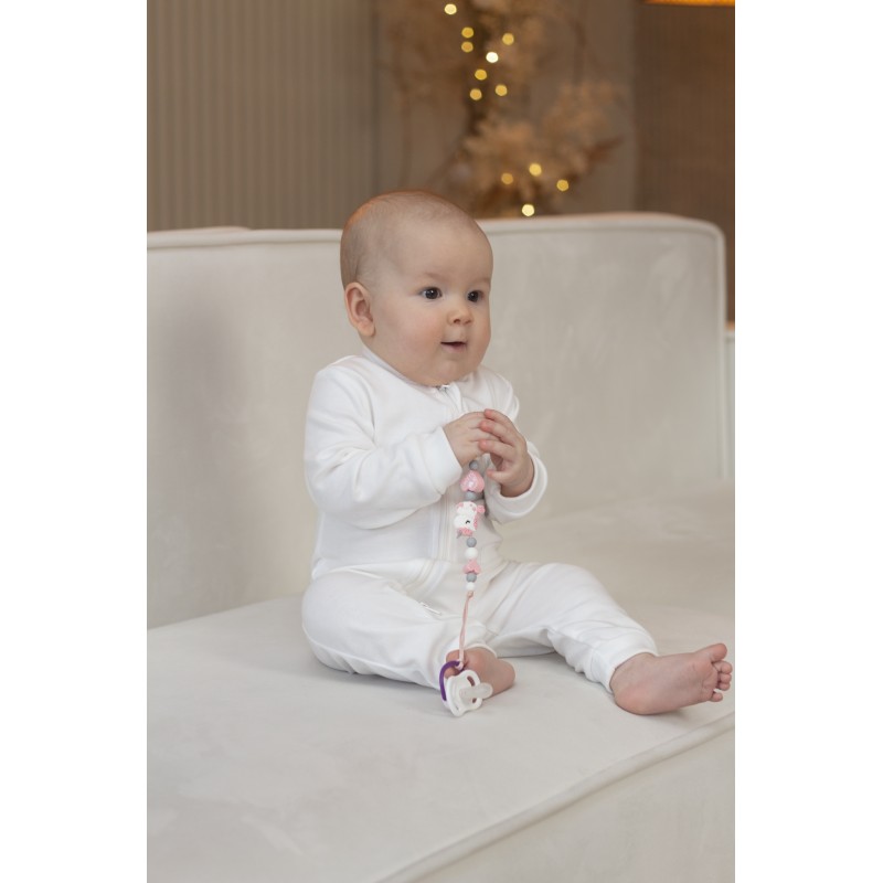 Слип на молнии с манжетами 80 см цвет: экрю 1430-02