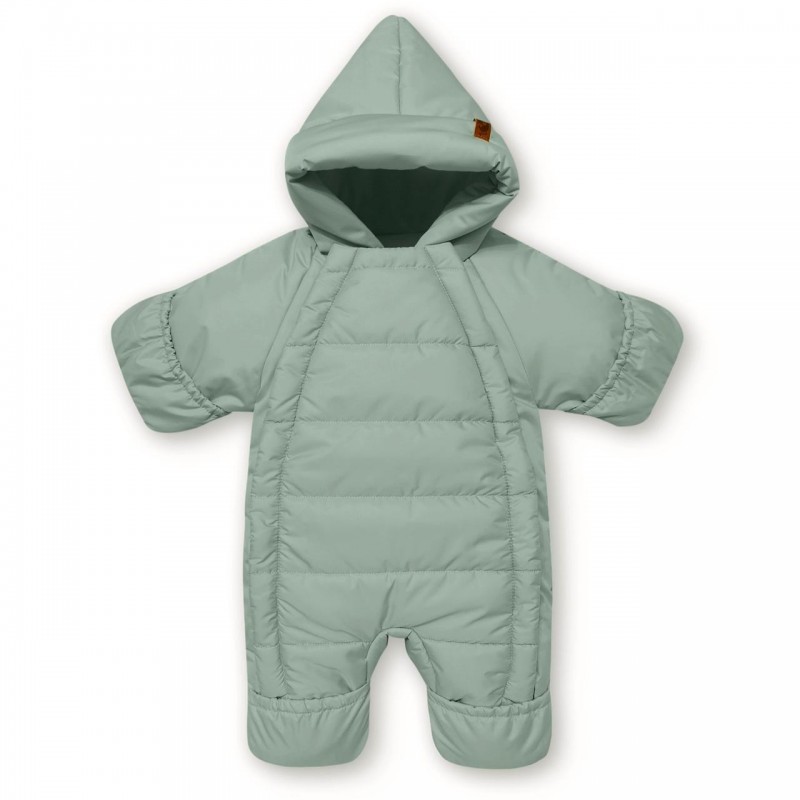 Комбинезон демисезонный DEW с капюшоном 0-6 месяцев цвет: базилик 160-233
