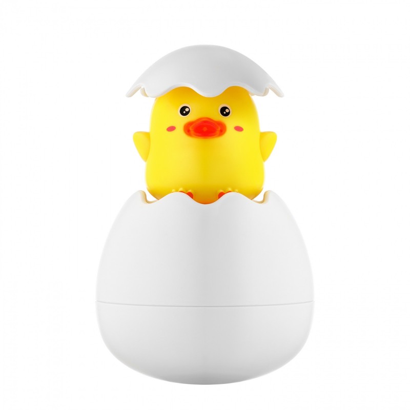 Лейка-брызгалка игрушка для ванны Цыпленок в яйце цвет: желтый REGG-002 Лейка-брызгалка игрушка для ванны Цыпленок в яйце цвет: желтый REGG-002