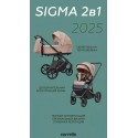 Коляска детская 2 в 1 Carrello Sigma 2025 цвет: Fresh Beige CRL-6523