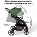Коляска детская прогулочная BubaGo Model BASS Light 2025 цвет: Green / Зеленый BG 137-2