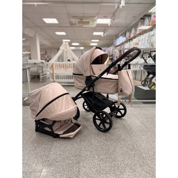 Коляска детская 2 в 1 Bjoy Mia ткань цвет: beige