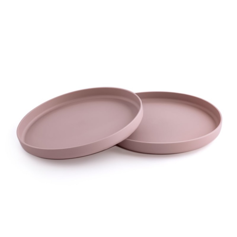Набор тарелок 2 шт Edda цвет: пудра PLAP-01002