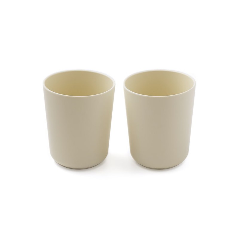 Набор стаканчиков 2 шт Edda цвет: пломбир PLAC-01001