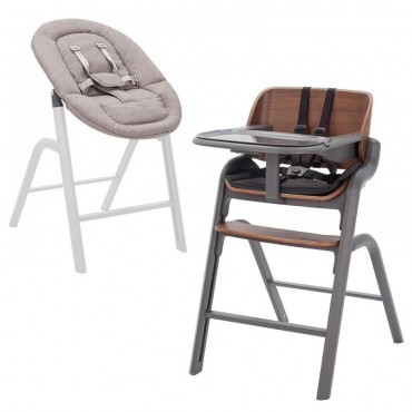 Стульчик-шезлонг для кормления трансформер Carrello Combi цвет: Coffee Black CRL-9505