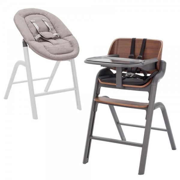 Стульчик-шезлонг для кормления трансформер Carrello Combi цвет: Coffee Black CRL-9505
