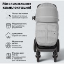 Коляска детская прогулочная BubaGo Model BASS цвет: Light gray/ Светло серый BG 132-AL-1 Коляска детская прогулочная BubaGo Model BASS цвет: Light gray/ Светло серый BG 132-AL-1