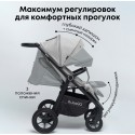 Коляска детская прогулочная BubaGo Model BASS цвет: Light gray/ Светло серый BG 132-AL-1 Коляска детская прогулочная BubaGo Model BASS цвет: Light gray/ Светло серый BG 132-AL-1