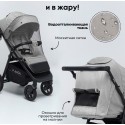 Коляска детская прогулочная BubaGo Model BASS цвет: Light gray/ Светло серый BG 132-AL-1 Коляска детская прогулочная BubaGo Model BASS цвет: Light gray/ Светло серый BG 132-AL-1