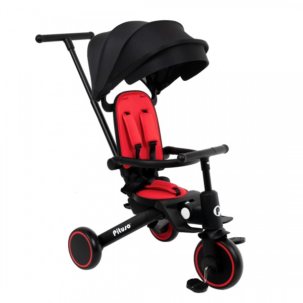 Велосипед трехколесный Pituso Leve Pro цвет: red / красный