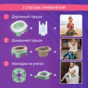 Горшок дорожный складной с многоразовой вкладкой HandyPotty 3 в 1 цвет: графит и вкладка графит Горшок дорожный складной с многоразовой вкладкой HandyPotty 3 в 1 цвет: графит и вкладка графит