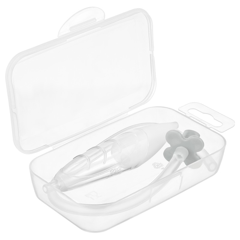 Аспиратор назальный с мягким наконечником цвет мундштука: серый RND-27-116MG