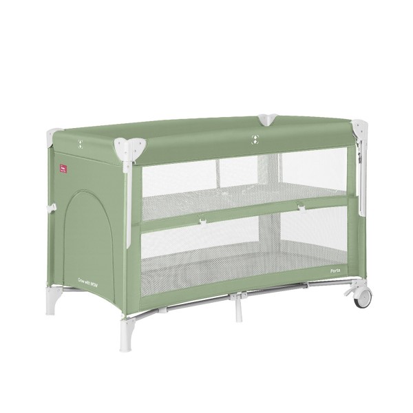 Детская приставная кровать манеж Carrello Porta цвет: mint green CRL-18103