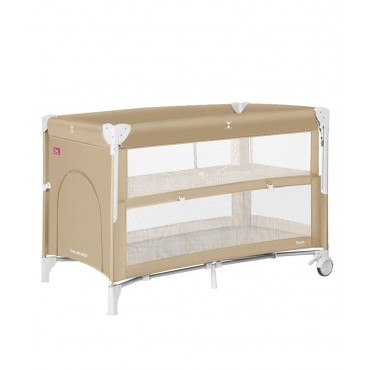 Детская приставная кровать манеж Carrello Porta цвет: Sand Beige CRL-18103