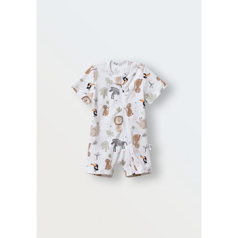 Песочник детский из трикотажа 62-68 см цвет: зов джунглей 1516-215