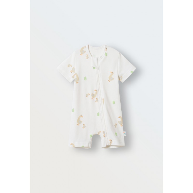 Песочник детский из трикотажа 68-74 см цвет: гуси 1516-234