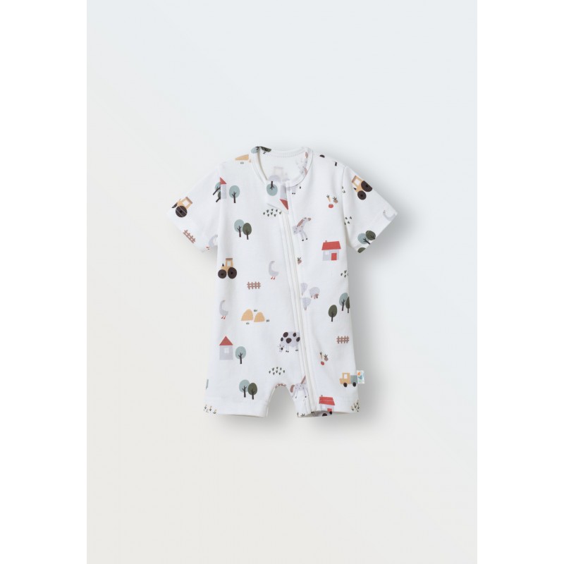 Песочник детский из трикотажа 62-68 см цвет: ферма 1516-296 Песочник детский из трикотажа 62-68 см цвет: ферма 1516-296