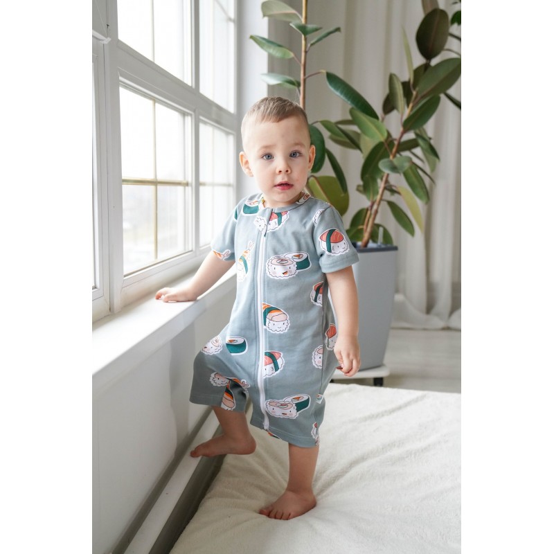 Песочник детский из трикотажа 80-86 см цвет: суши 1516-302 Песочник детский из трикотажа 80-86 см цвет: суши 1516-302